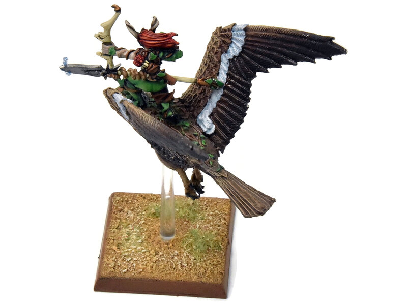Games Workshop WOOD ELVES Warhawk Rider #6 PRO PAINTED METAL Fantasy