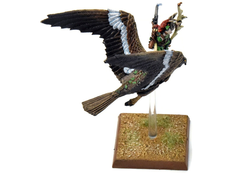 Games Workshop WOOD ELVES Warhawk Rider #6 PRO PAINTED METAL Fantasy