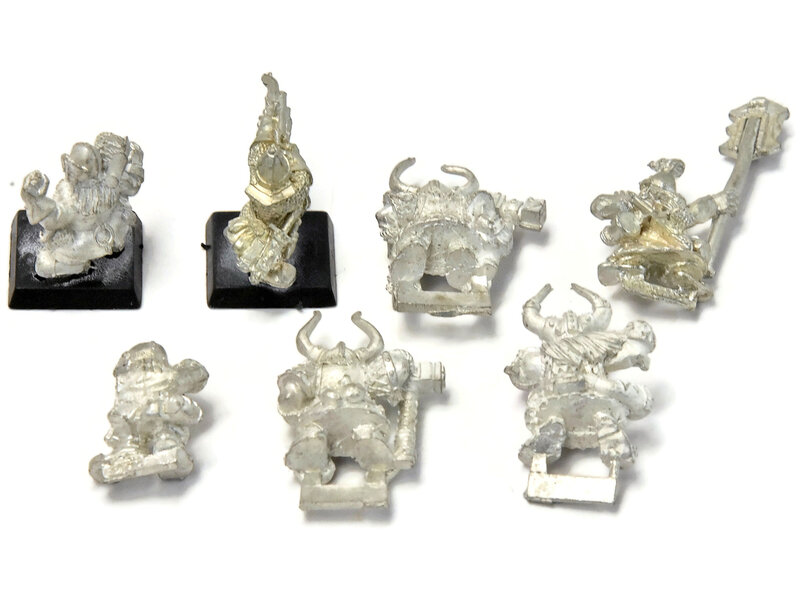 Games Workshop DWARFS 7 Various Dwarves #1 METAL Fantasy
