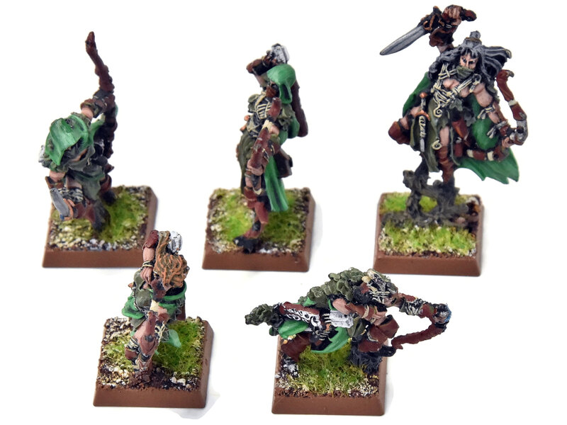 Games Workshop WOOD ELVES 5 Waywatcher #1 METAL PRO PAINTED Fantasy