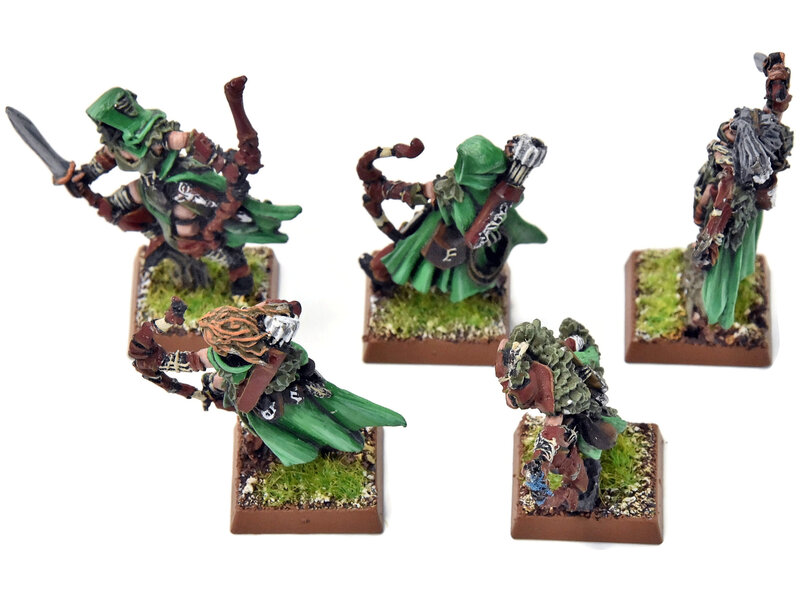 Games Workshop WOOD ELVES 5 Waywatcher #1 METAL PRO PAINTED Fantasy