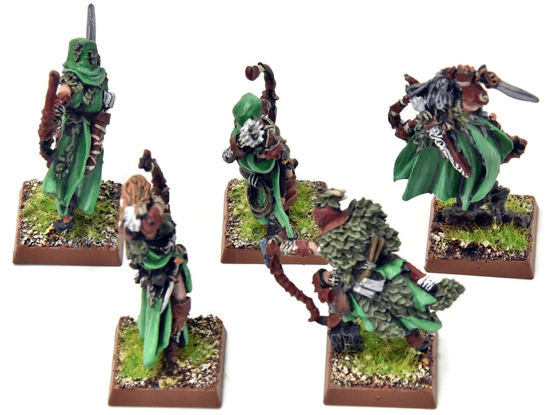 Games Workshop WOOD ELVES 5 Waywatcher #1 METAL PRO PAINTED Fantasy