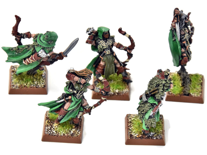 Games Workshop WOOD ELVES 5 Waywatcher #1 METAL PRO PAINTED Fantasy