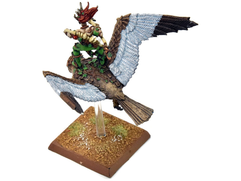 Games Workshop WOOD ELVES Warhawk Rider #2 PRO PAINTED METAL Fantasy