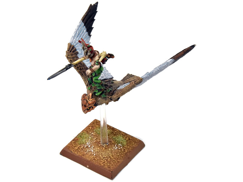 Games Workshop WOOD ELVES Warhawk Rider #2 PRO PAINTED METAL Fantasy