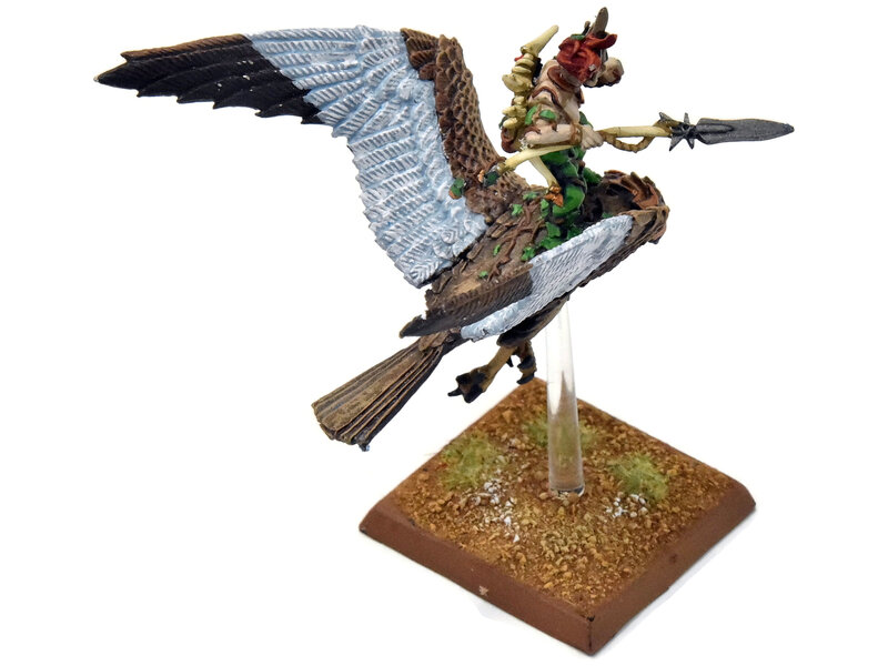 Games Workshop WOOD ELVES Warhawk Rider #2 PRO PAINTED METAL Fantasy