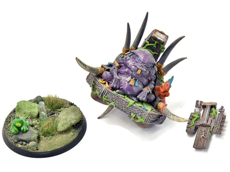 Games Workshop SERAPHON Slann Mage Star Priest #1 METAL Sigmar missing under horn