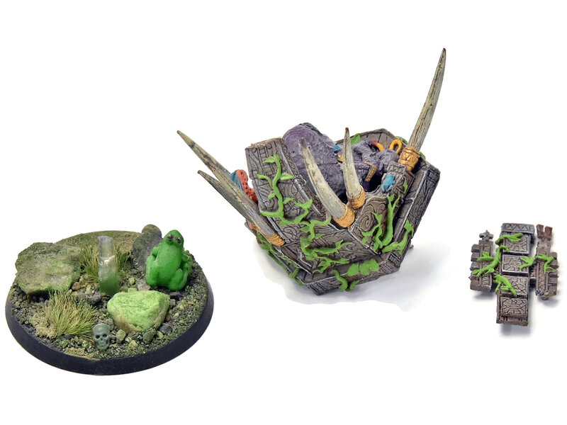 Games Workshop SERAPHON Slann Mage Star Priest #1 METAL Sigmar missing under horn