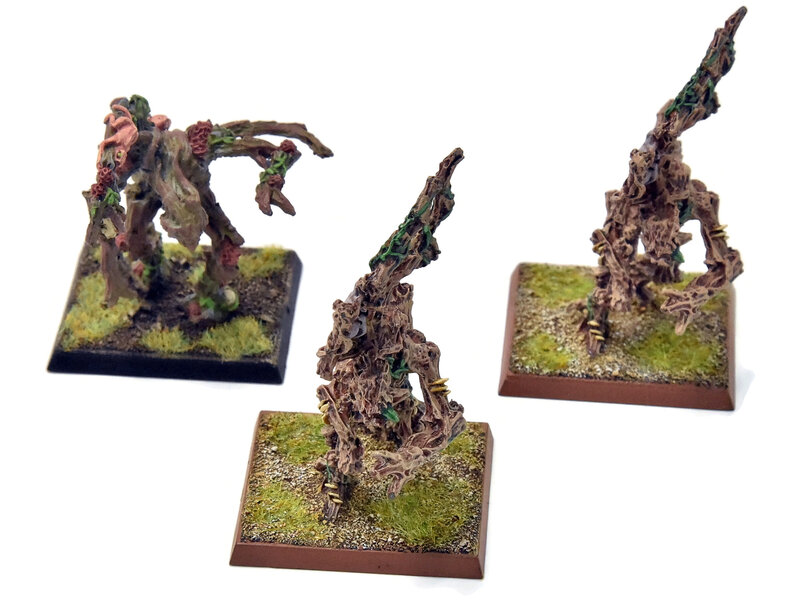 Games Workshop WOOD ELVES 3 Treekin #3 METAL WELL PAINTED Fantasy Treekins