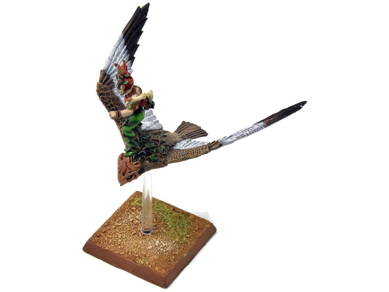 Games Workshop WOOD ELVES Warhawk Rider #1 PRO PAINTED METAL Fantasy