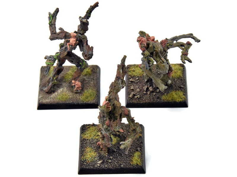 Games Workshop WOOD ELVES 3 Treekin #2 METAL WELL PAINTED Fantasy treekins