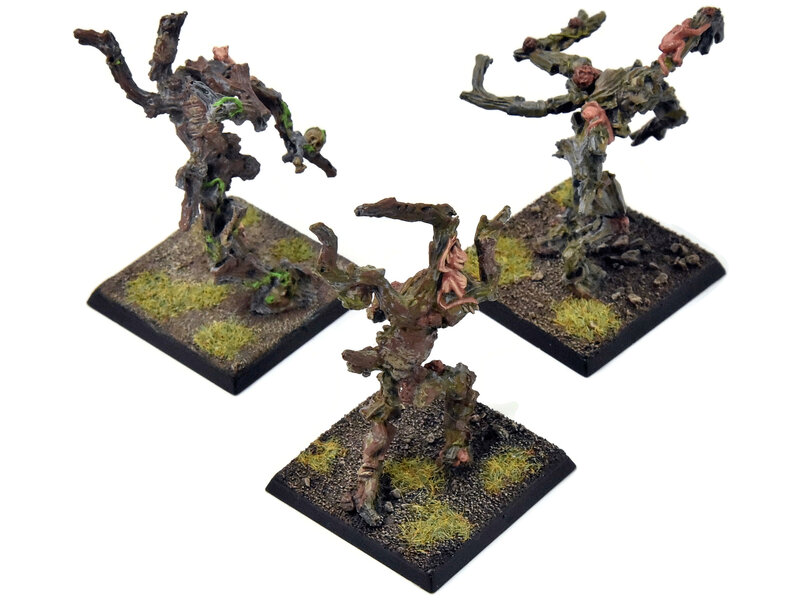 Games Workshop WOOD ELVES 3 Treekin #2 METAL WELL PAINTED Fantasy treekins