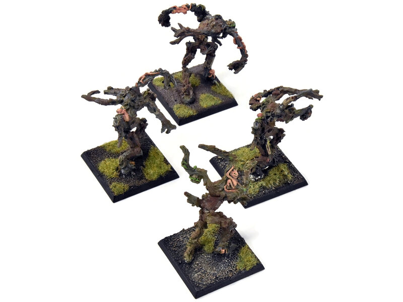 Games Workshop WOOD ELVES 4 Treekin #1 METAL WELL PAINTED Fantasy Treekins