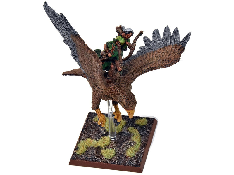 Games Workshop WOOD ELVES Giant Eagle With Waywatcher Converted #1 METAL Fantasy