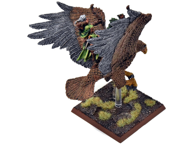 Games Workshop WOOD ELVES Giant Eagle With Waywatcher Converted #1 METAL Fantasy