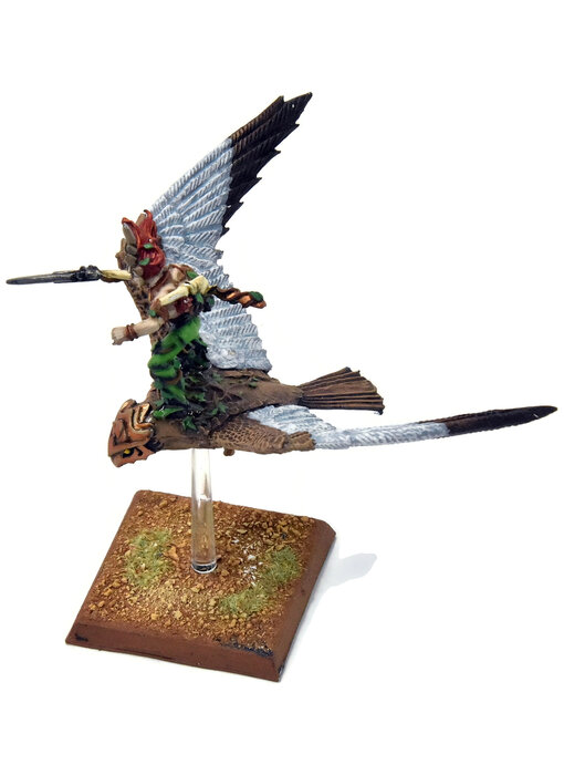 WOOD ELVES Warhawk Rider #7 PRO PAINTED METAL Fantasy