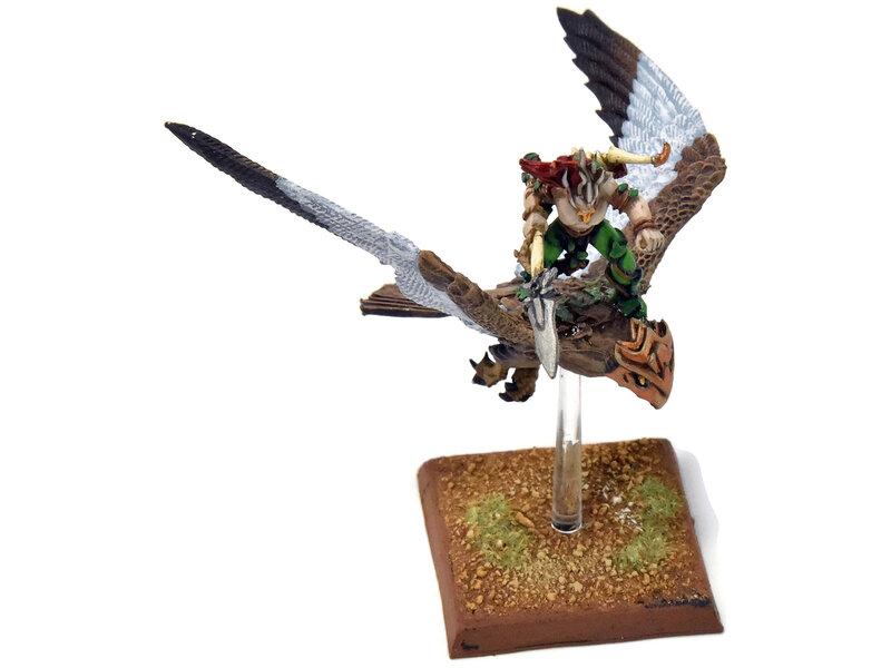 Games Workshop WOOD ELVES Warhawk Rider #7 PRO PAINTED METAL Fantasy