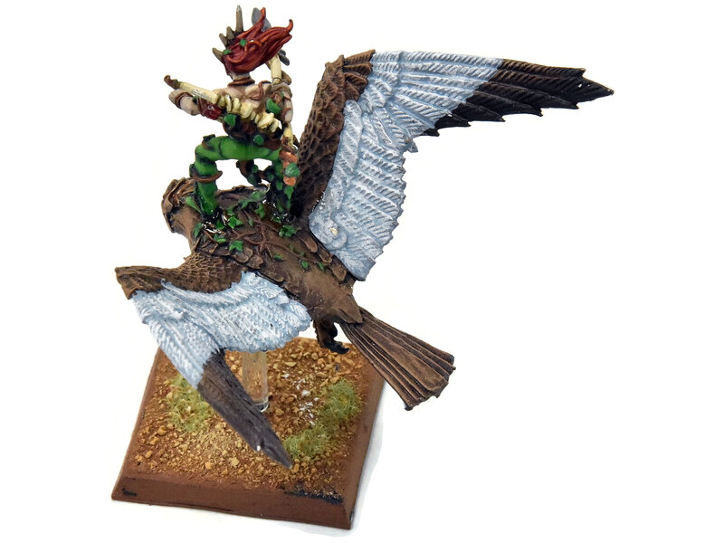 Games Workshop WOOD ELVES Warhawk Rider #7 PRO PAINTED METAL Fantasy