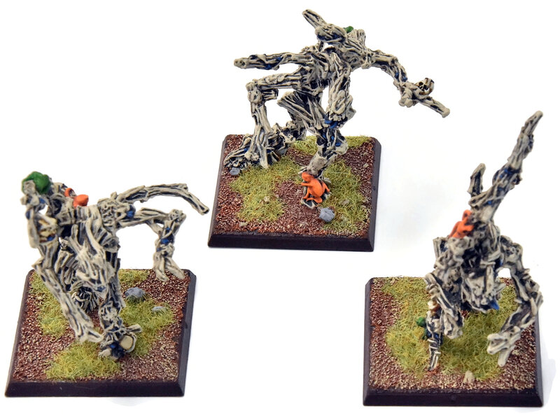 Games Workshop WOOD ELVES 3 Treekin #4 WELL PAINTED METAL Fantasy Treekins