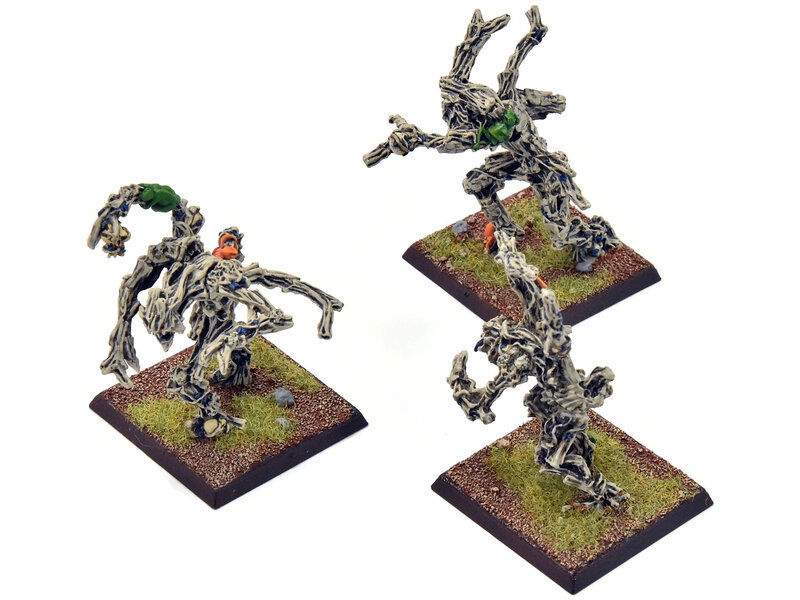Games Workshop WOOD ELVES 3 Treekin #4 WELL PAINTED METAL Fantasy Treekins