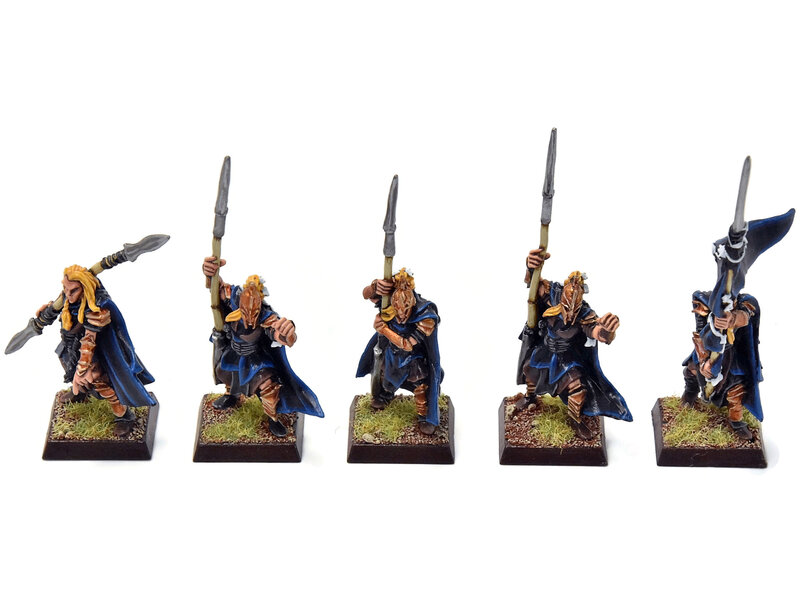 Games Workshop WOOD ELVES 5 Eternal Guards #3 METAL PRO PAINTED Fantasy
