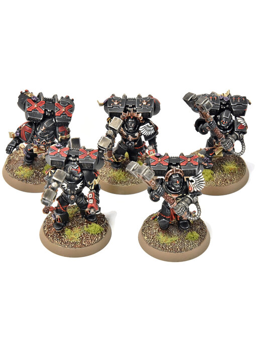 BLOOD ANGELS 5 Death Company With Jump Pack #17 PRO PAINTED Warhammer 40K