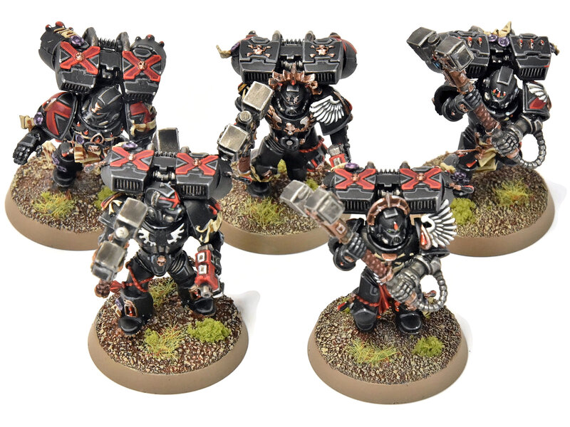 Games Workshop BLOOD ANGELS 5 Death Company With Jump Pack #17 PRO PAINTED Warhammer 40K