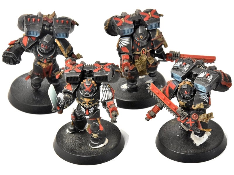 Games Workshop BLOOD ANGELS 4 Death Company With Jump Pack #14 PRO PAINTED Warhammer 40K