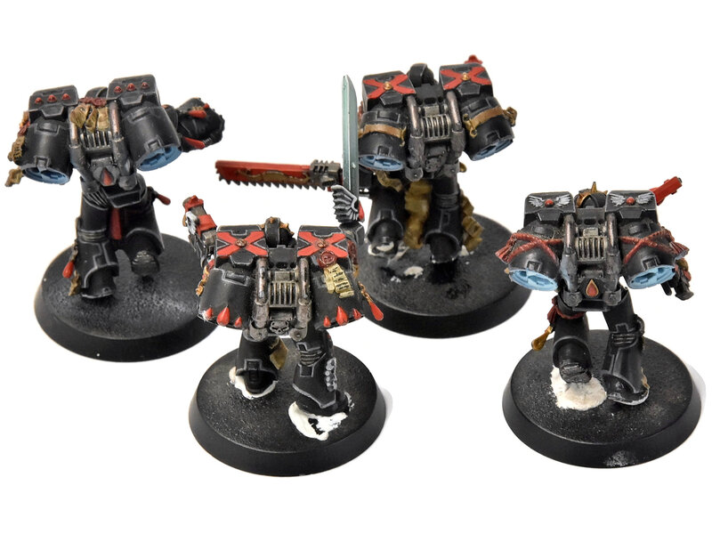 Games Workshop BLOOD ANGELS 4 Death Company With Jump Pack #14 PRO PAINTED Warhammer 40K