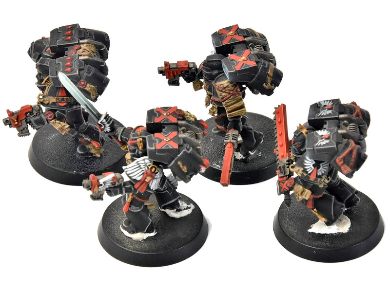 Games Workshop BLOOD ANGELS 4 Death Company With Jump Pack #14 PRO PAINTED Warhammer 40K