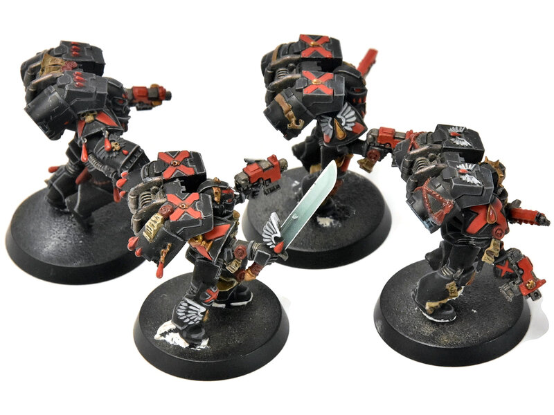 Games Workshop BLOOD ANGELS 4 Death Company With Jump Pack #14 PRO PAINTED Warhammer 40K