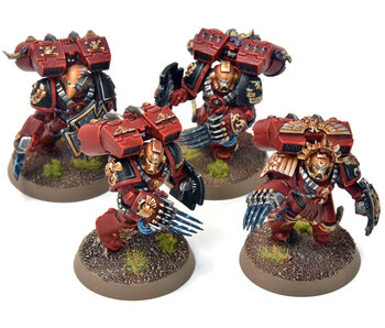 BLOOD ANGELS 4 Vanguard Veteran Squad #12 PRO PAINTED Warhammer 40K