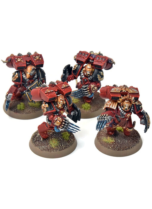 BLOOD ANGELS 4 Vanguard Veteran Squad #12 PRO PAINTED Warhammer 40K