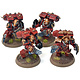 BLOOD ANGELS 4 Vanguard Veteran Squad #12 PRO PAINTED Warhammer 40K