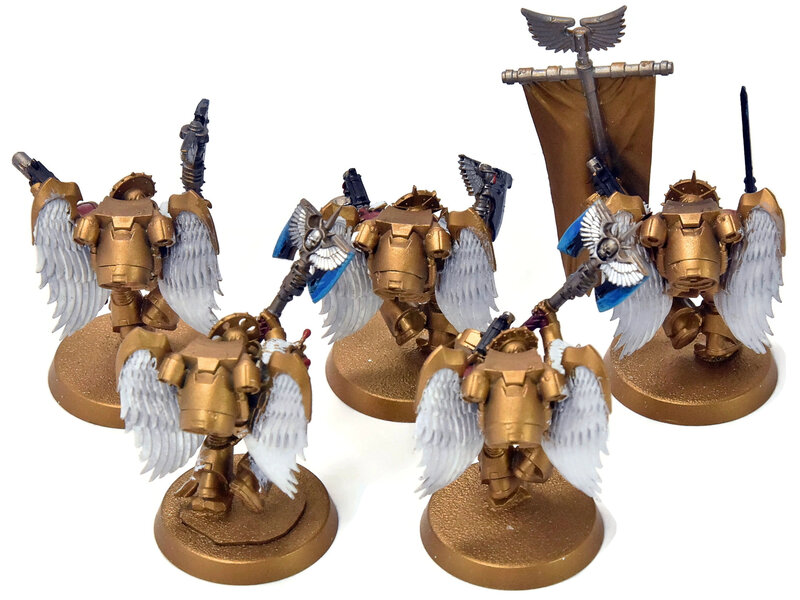 Games Workshop BLOOD ANGELS 5 Sanguinary Guards #2 Warhammer 40K