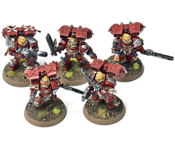 BLOOD ANGELS 5 Vanguard Veteran Squad #13 PRO PAINTED Warhammer 40K