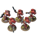 Games Workshop BLOOD ANGELS 5 Vanguard Veteran Squad #13 PRO PAINTED Warhammer 40K