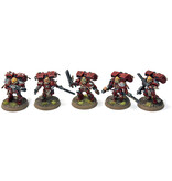 Games Workshop BLOOD ANGELS 5 Vanguard Veteran Squad #13 PRO PAINTED Warhammer 40K