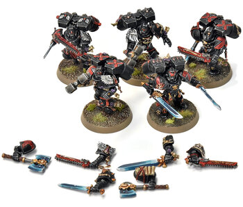 BLOOD ANGELS 5 Death Company With Jump Pack #19 PRO PAINTED Warhammer 40K