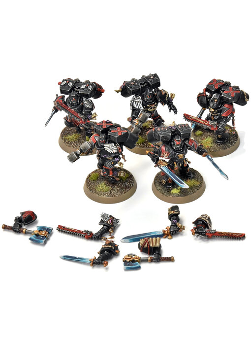 BLOOD ANGELS 5 Death Company With Jump Pack #19 PRO PAINTED Warhammer 40K