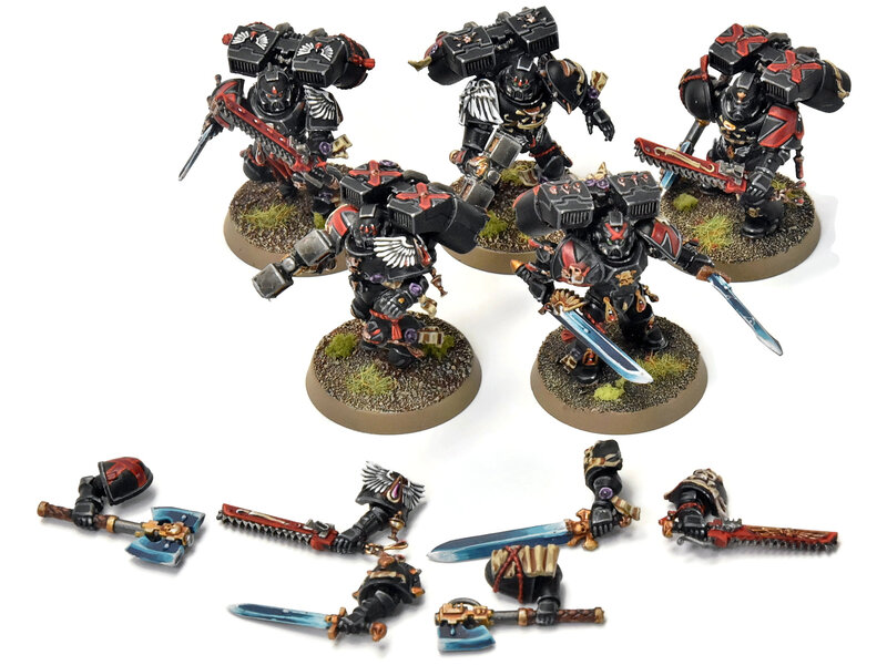 Games Workshop BLOOD ANGELS 5 Death Company With Jump Pack #19 PRO PAINTED Warhammer 40K