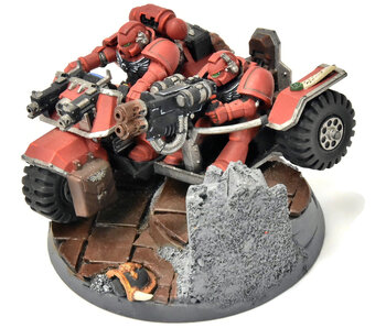 BLOOD ANGELS Attack Bike #1 WELL PAINTED Warhammer 40K