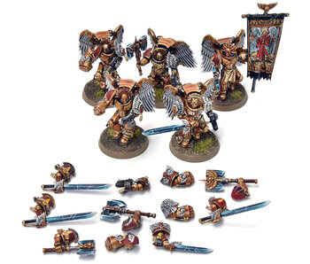 BLOOD ANGELS 5 Sanguinary Guard #1 Warhammer 40K PRO PAINTED