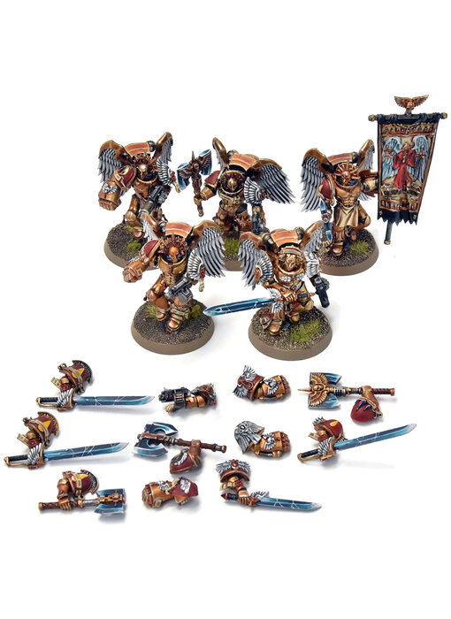 BLOOD ANGELS 5 Sanguinary Guard #1 Warhammer 40K PRO PAINTED
