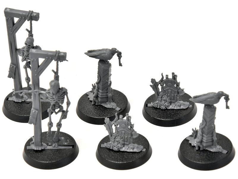 Games Workshop CURSED CITY 6 Objective Markers #2 Sigmar