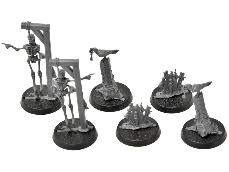 Games Workshop CURSED CITY 6 Objective Markers #2 Sigmar