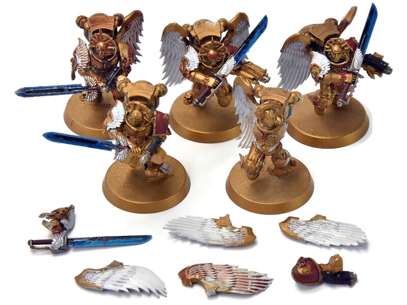 Games Workshop BLOOD ANGELS 5 Sanguinary Guards #1 Warhammer 40K