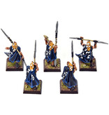 Games Workshop WOOD ELVES 5 Eternal Guards #4 METAL PRO PAINTED Fantasy