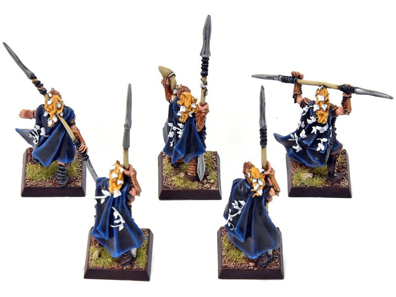 Games Workshop WOOD ELVES 5 Eternal Guards #4 METAL PRO PAINTED Fantasy