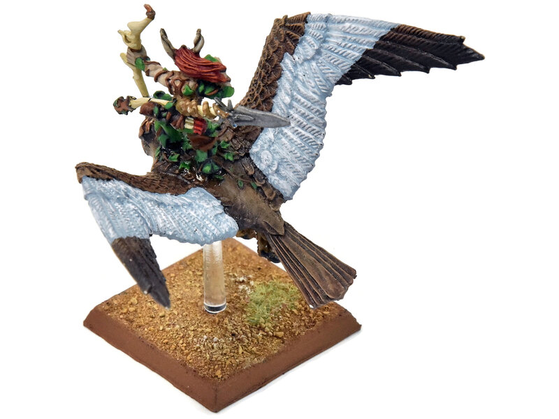 Games Workshop WOOD ELVES Warhawk Rider #8 METAL PRO PAINTED Fantasy